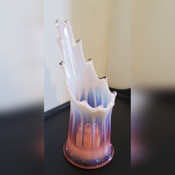 Vintage Fostoria Heirloom Pink Glass Holder - Picture 4 of 6